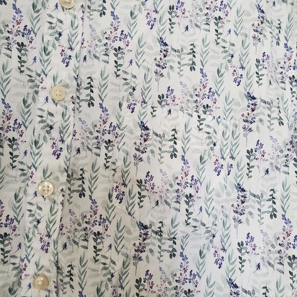 Kennington California Short Sleeve Button Up Shirt White Summer Men's Size XL - Picture 4 of 16